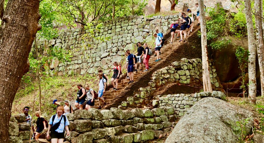 Sigiriya Lion Rock trappen